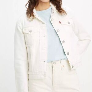 Levi's Cream Denim Jacket for Women